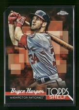 2014 TOPPS CHROME SHELF #TS-BH BRYCE HARPER NATIONALS