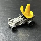 1972 Vintage Hot Wheels Zowees Desperado Yellow Sombrero Mini Diecast Car