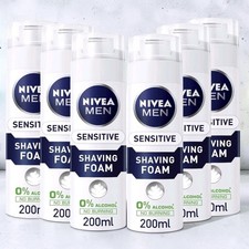Nivea Men Sensitive Shaving Foam 200ml x 6