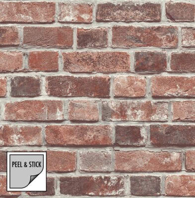 Selbstklebende Tapeten Initial Loft Brick Ziegeloptik 52cm x 5,48m
