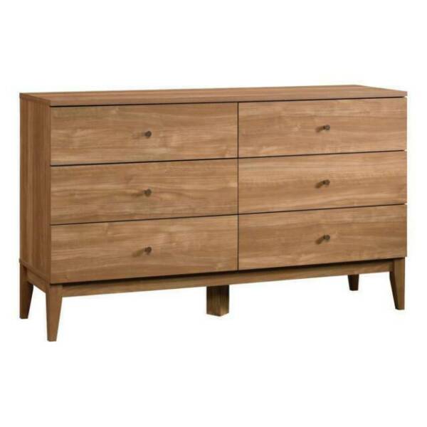 Project 62 Siegel 6 Drawer Dresser, Welwick Designs 57 Classic Solid Wood 6 Drawer Dresser Walnut
