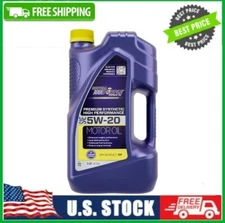 Royal Purple High Performance Motor Oil 5W-20 Premium Synthetic, 5 Quarts