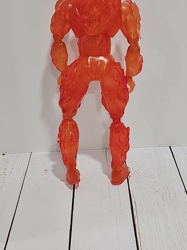 Figura de acción Marvel Human Torch 2005 12" Fantastic Four Toy de Toy Biz - Imagen 7 de 8