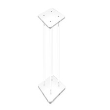 6X6X30" Clear Riser Acrylic Plexiglass Pedestal Table Display Podium