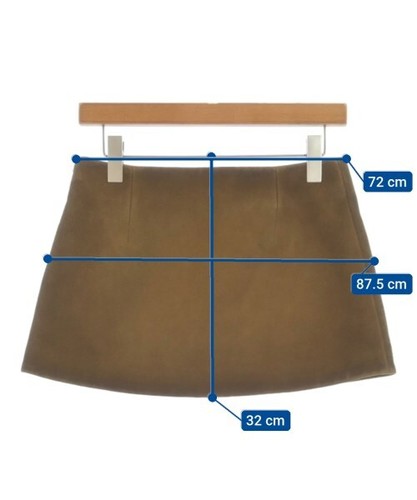 PRADA Mini Skirts Brown 38(Approx. S) 2200556378051 - Picture 8 of 8
