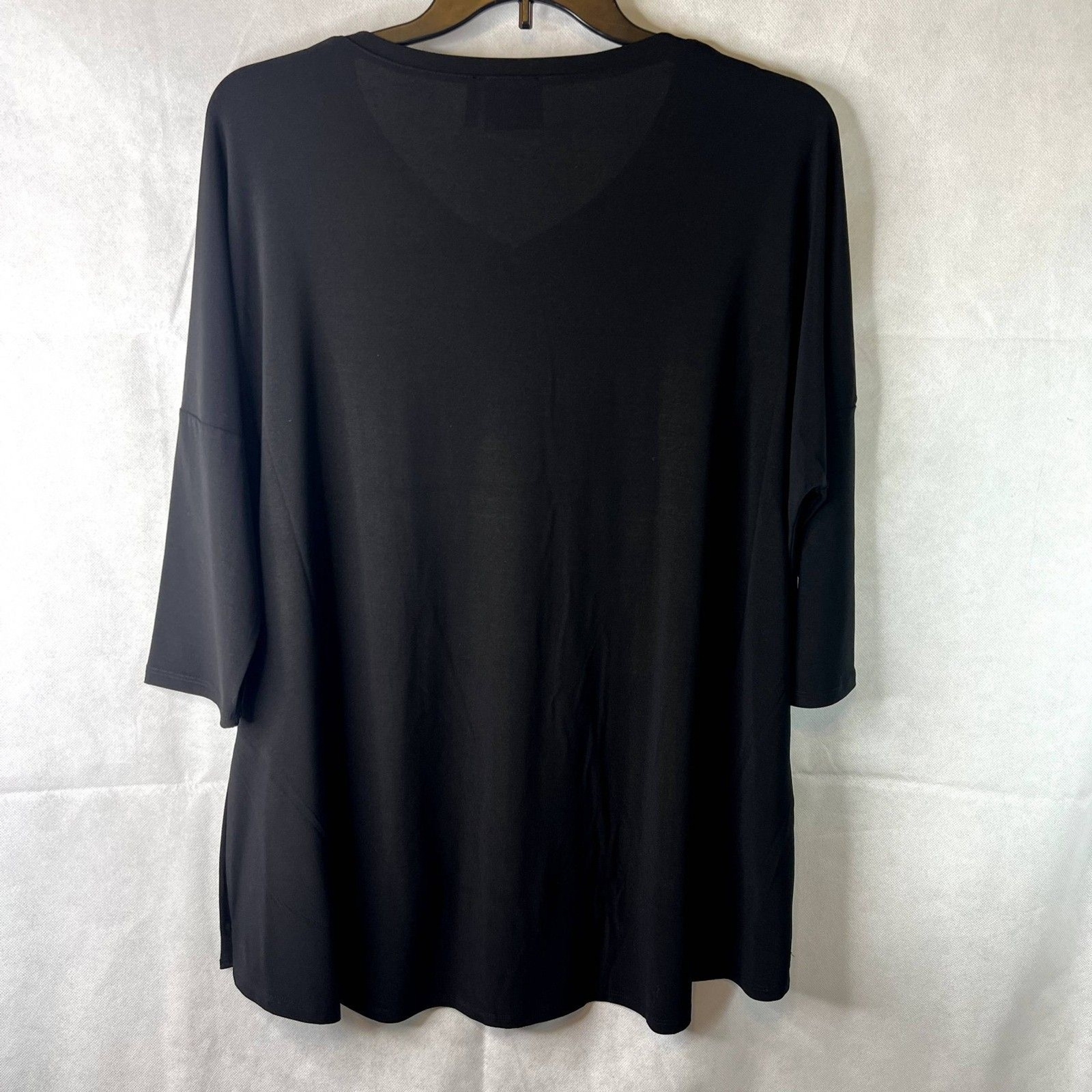 Vesseli Italy Basic Black Side Button Detail Stap… - image 2