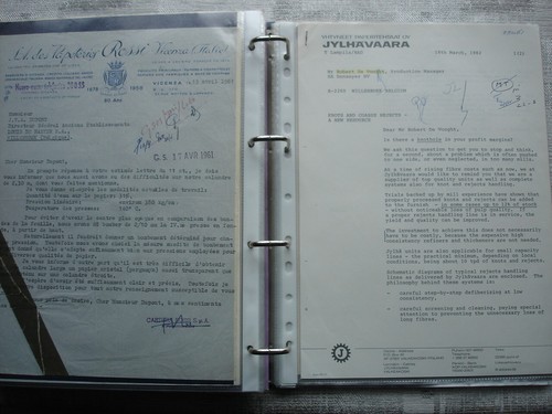 Papierfabricatie lot briefhoofden/facturen Europese papierfabrieken/Papeteries - Afbeelding 15 van 24
