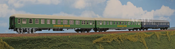 Acme 55306 DB Set Drei Personenwagen Zug D’Agentur ''Scharnow-Reisen''-image