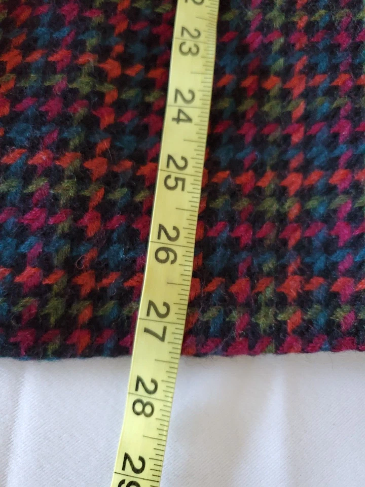 Blazer Guess Georges Marciano Para Mujer M Colorido Lana 1 Botón Hecho en EE. UU. *Leer Foto 4 de 4