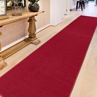 Sweet Home Stores SH Collection Solid Rubberback Indoor Runner Rug, 2'7" x 9'...