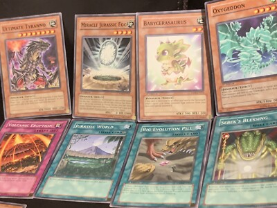 Ultimate Tyranno + 30 Dinosaur Yu-Gi-Oh! Deck + Jurassic World Spell Trap  Cards | eBay