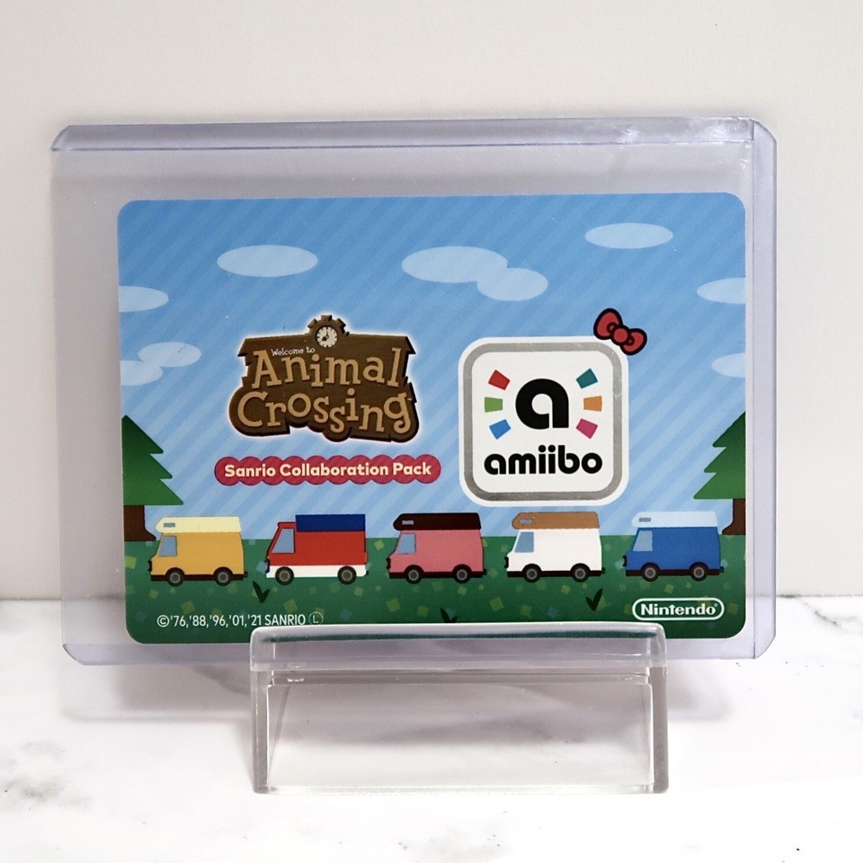 Tutte E 3 Le Carte Amiibo Sanrio: Rilla S1, Chelsea S5, Toby S6 Per Animal Crossing, Nintendo, Aperte Mai Usate