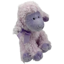Purple Lamb Easter Plush Lulu Sheep Spring Farm Russ Berrie Stuffed Animal