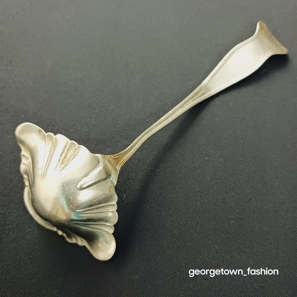 Cambridge Silverplate 1900 Oneida níquel plata salsa cucharón 6" Foto 4 de 4