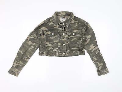 Denim & Co. Womens Green Camouflage Jacket Size 4 | eBay
