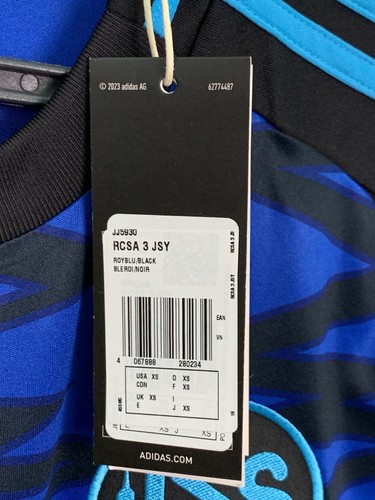 STRASBOURG 2024 2025 THIRD FOOTBALL SHIRT ADIDAS JERSEY SIZE XS - Picture 6 of 7