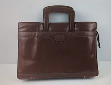 Sovereign Attaché Case Leather Tan Brown Vintage Quality Piece Suit Professional