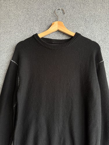 Rag & Bone New York Wool Knitted Sweater Black Size M mens - Picture 2 of 13
