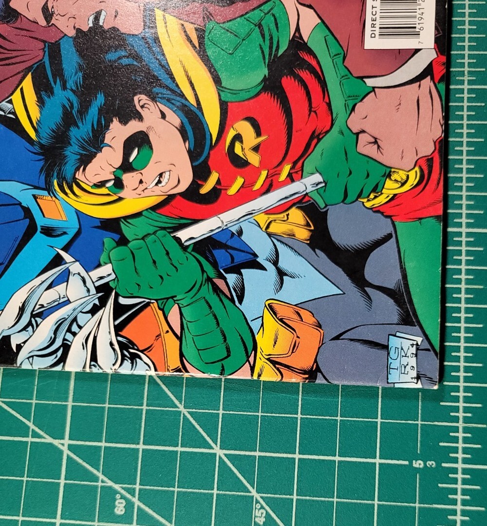 Robin #7 (1994) Signed by Chuck Dixon Knightquest Conclusion
