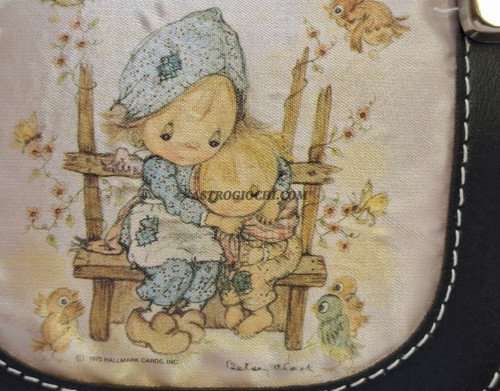 BETSEY CLARK SCHOOL BAG 25 x 30 x 11 cm CARTELLA HALLMARK VINTAGE 1974 NUOVA - Picture 5 of 11