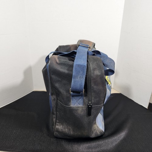 Brunswick Bowling Ball Bag Single Ball Blue Zip-Up Shoulder Strap Carry Handles - Picture 3 of 18