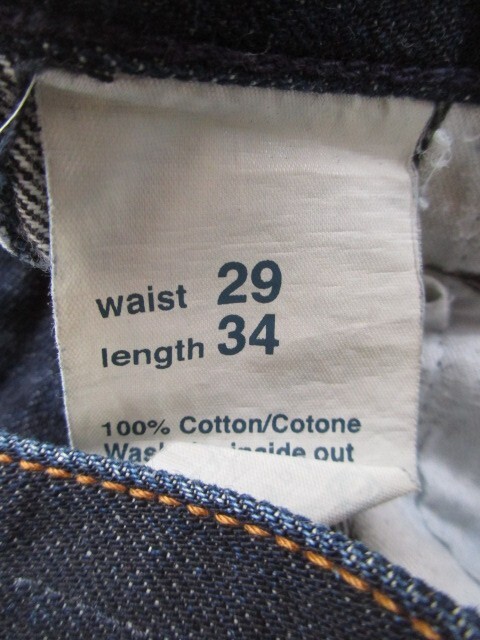 Jean Homme Energie Modèle Morris Taille 38 (W29) - Bleu Délavé 100% Coton - Occasion Très Bon état