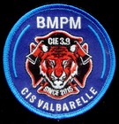 POMPIERS BATAILLON DES MARINS POMPIERS DE LA MARINE CIS VALBARELLE CIE 3.9 TISSU