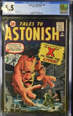 Tales to Astonish #20 1961 Atlas Comics CGC 6.5 White Pages