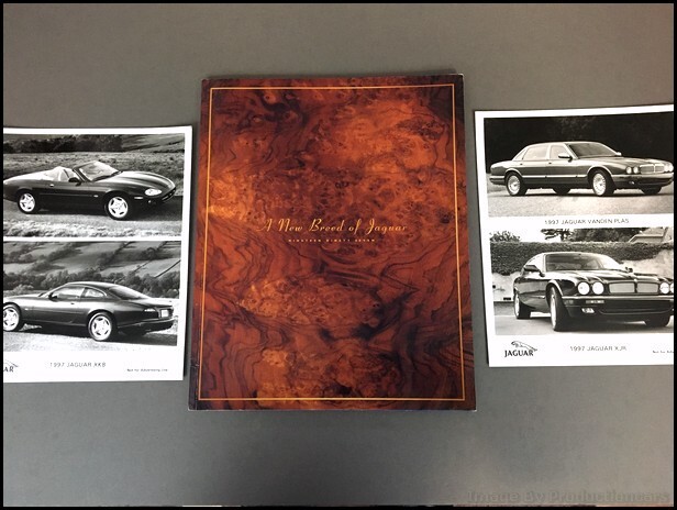 1997 Jaguar 56-page BIG-Size Car Brochure Catalog XK8 XJ6 XJR