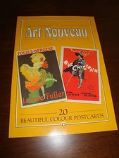 ART NOUVEAU 20 BEAUTIFUL COLOR POST CARDS