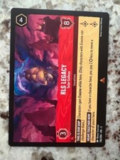 DISNEY LORCANA INTO THE INKLANDS NON FOIL RARE CARD RLS LEGACY 136/204
