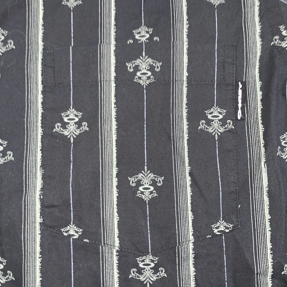 Oakley Mens Size Medium Promede Black Long Sleeve Casual Button Front Shirt NEW - Image 4 of 4