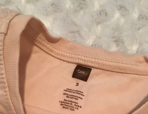 tea collection girls shirt top size 5 in EUC (BIN AJ) - Picture 2 of 4