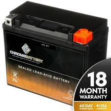 Chrome Battery YTX20L-BS High Performance Maintenance Free Sealed AGM Battery