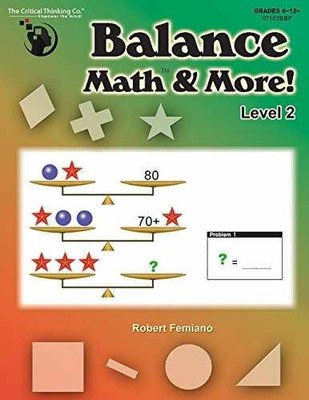 Balance Math and More Level 2 - - Paperback, by Robert Femiano - Very Good o