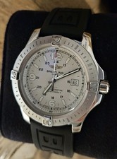 Rare Breitling Colt Quartz 44 White Dial A74388 Watch *Box & Papers*