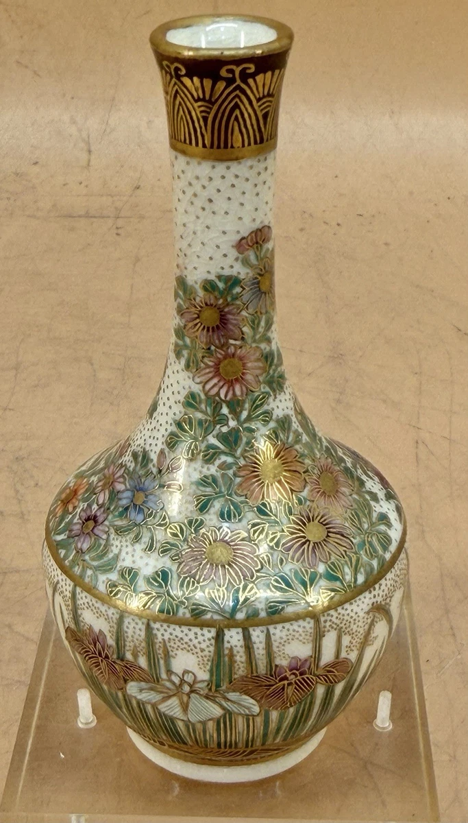 陶瓷日本古董花瓶| eBay