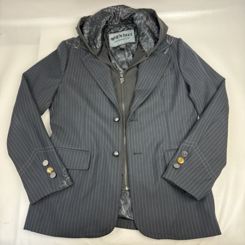 Fox Racing Deluxe Limited Edition Embroidered Blazer Jacket Hoodie Y2K - Medium - Bild 3 von 15