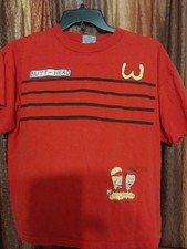 Vintage Beavis and Butt-Head Shirt Mens L MTV Burger World Stanley Desantis 90s