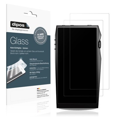 2x Schutzfolie für Astell Kern SP4000 matt - Anti-Shock 9H Folie dipos Glass