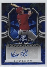 2023 Panini Elite Extra Edition Hidden Gems Blue Sonny DiChiara Auto 14hk