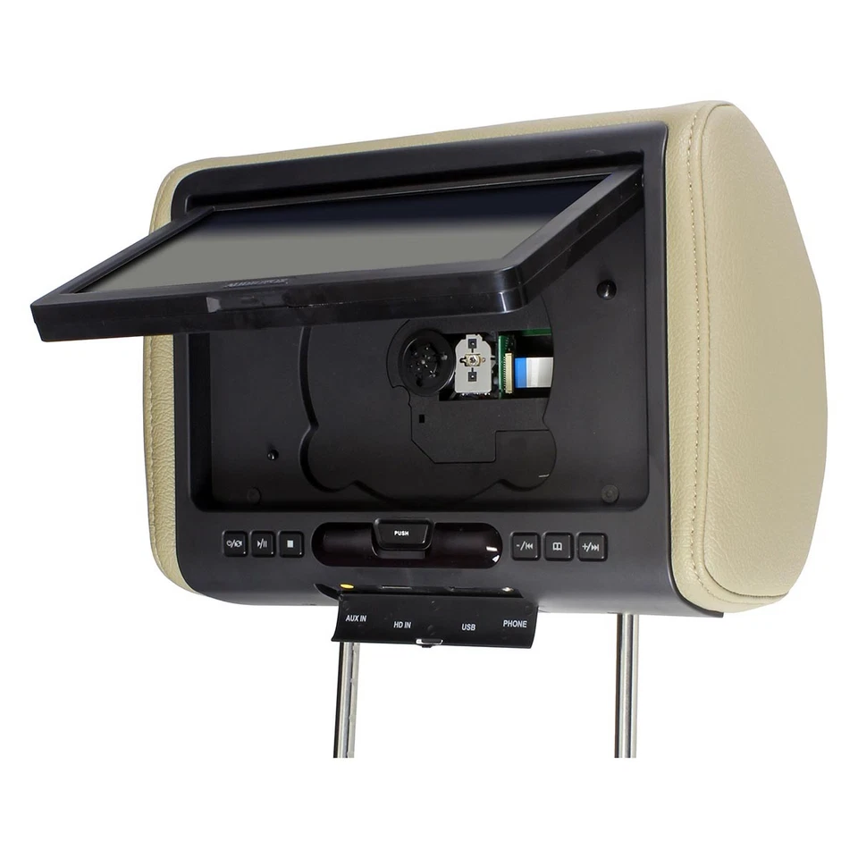 AUDIOVOX AVXMTGHR9HD 9" HEADREST HD VIDEO MONITOR w/ DVD PLAYER & HDMI INPUT NEW - Image 4 of 4