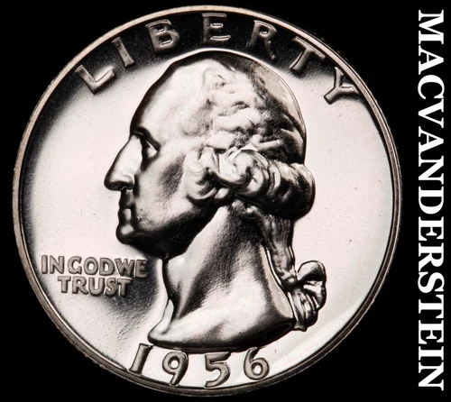 1956 Washington Quarter- Silver Lustrous Choice Gem Proof  #i4352