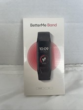 BetterMe Band: Track  Transform - Deep Black Fitness Health Tracker Watch NIB