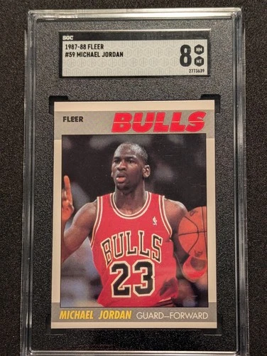 1987 Fleer Michael Jordan #59 SGC 8