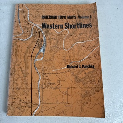  Western Shortlines Eisenbahn Topo Karten von Richard Paschke 1984