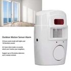 Wireless Driveway Alarm Dual Mode 120 Decibels Outdoor Motion Sensor Alarm For