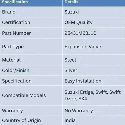 Für Suzuki Ertiga, Swift, Swift Dire, SX4 - Expansionsventil - Image 2 of 4