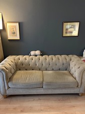 canapé 3 places Chesterfield en velours Maison du monde
