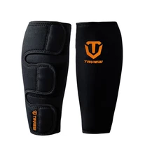 TAVIEW Weightlifting Deadlift Shin Guards, Calf Support Brace, 5mm Neoprene